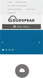 Mobile Screenshot of cloudspeak.net